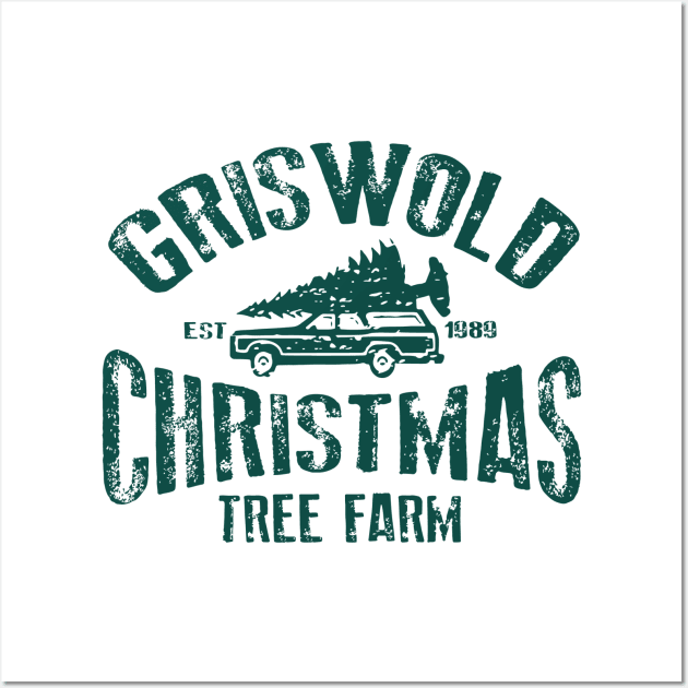 Griswold's Christmas Tree Farm Est. 1989 Wall Art by MZeeDesigns